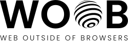 Description de l'image Logo woob black.svg.