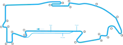 Tracé de la course