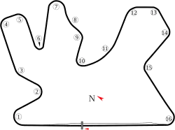 Tracé de la course