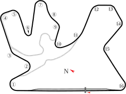 Tracé de la course