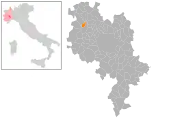 Localisation de Capriglio