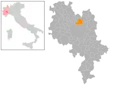 Localisation de Castell'Alfero