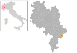 Localisation de Castel Rocchero