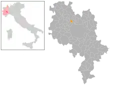 Localisation de Chiusano d'Asti