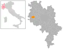 Localisation de Dusino San Michele