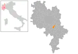 Localisation de Montaldo Scarampi