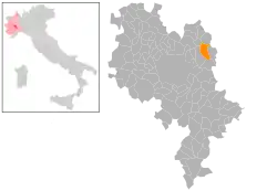 Localisation de Montemagno