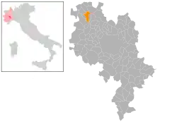 Localisation de Passerano Marmorito