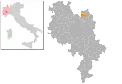Localisation de Penango