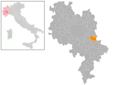 Localisation de Rocchetta Tanaro