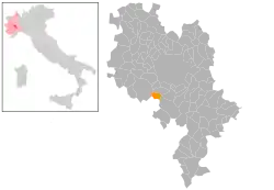Localisation de San Martino Alfieri