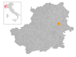 Localisation de San Benigno Canavese