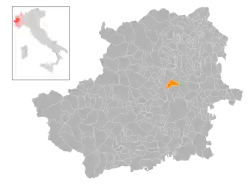 Localisation de San Maurizio Canavese