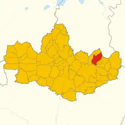 Localisation de Bernareggio