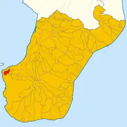 Localisation de Campo Calabro