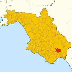 Localisation de Caselle in Pittari