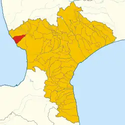 Localisation de Falerna