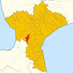 Localisation de Jacurso