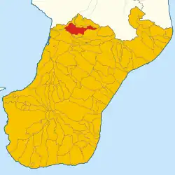 Localisation de Laureana di Borrello