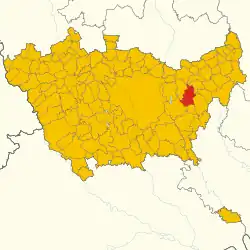 Localisation de Rodano
