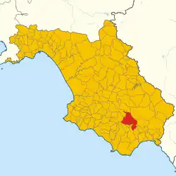 Localisation de Rofrano