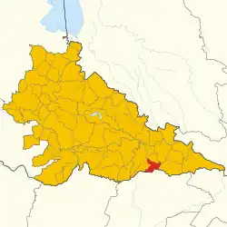 Localisation de San Giovanni del Dosso
