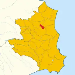 Localisation de San Nicola dell'Alto