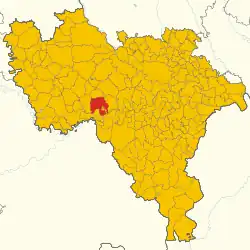 Localisation de Sannazzaro de' Burgondi