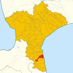 Localisation de Sant'Andrea Apostolo dello Ionio