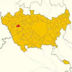 Localisation de Santo Stefano Ticino
