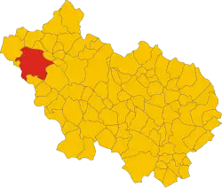 Localisation de Anagni