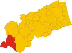 Localisation de Arquata del Tronto