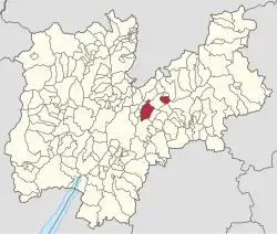 Localisation de Baselga di Pinè