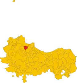 Localisation de Belmonte Mezzagno