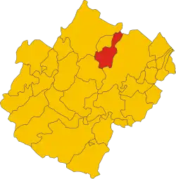 Localisation de Bertinoro