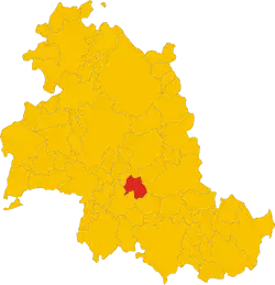 Localisation de Bevagna