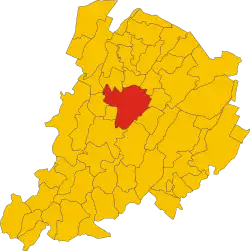 Localisation de Bologne