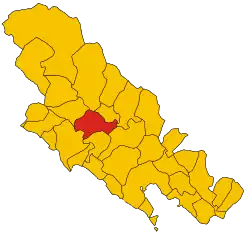 Localisation de Borghetto di Vara