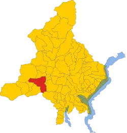 Localisation de Calasca-Castiglione