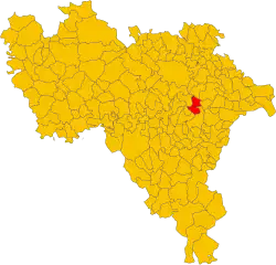 Localisation de Campospinoso