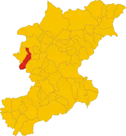 Localisation de Canale d'Agordo