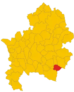 Localisation de Cantalupo nel Sannio