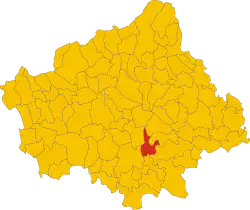 Localisation de Carbonera