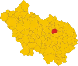 Localisation de Casalvieri