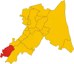 Localisation de Casola Valsenio