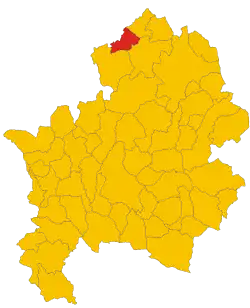 Localisation de Castel del Giudice