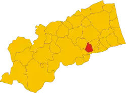 Localisation de Castel di Lama