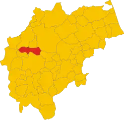 Localisation de Castelraimondo