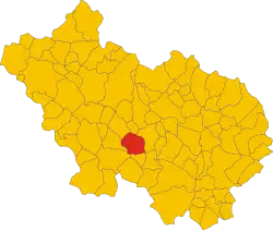 Localisation de Ceprano