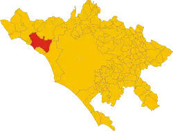 Localisation de Cerveteri